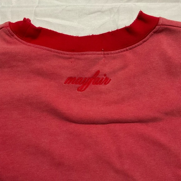The Mayfair Group Empathy Red Crew Neck Sweater - Picture 4 of 7